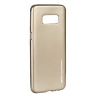 Силиконов гръб ТПУ MERCURY iJelly Metal Case за Samsung Galaxy S8 Plus G955 златист
